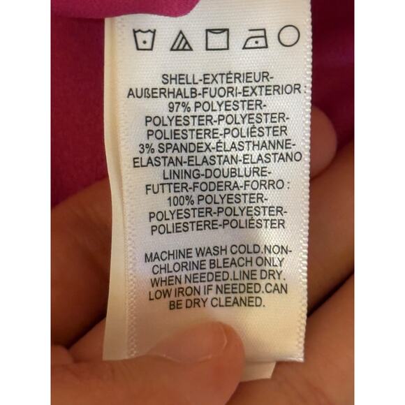 Dress the Population dress Iris Slit crepe gown pink size Large L - Picture 4 of 5